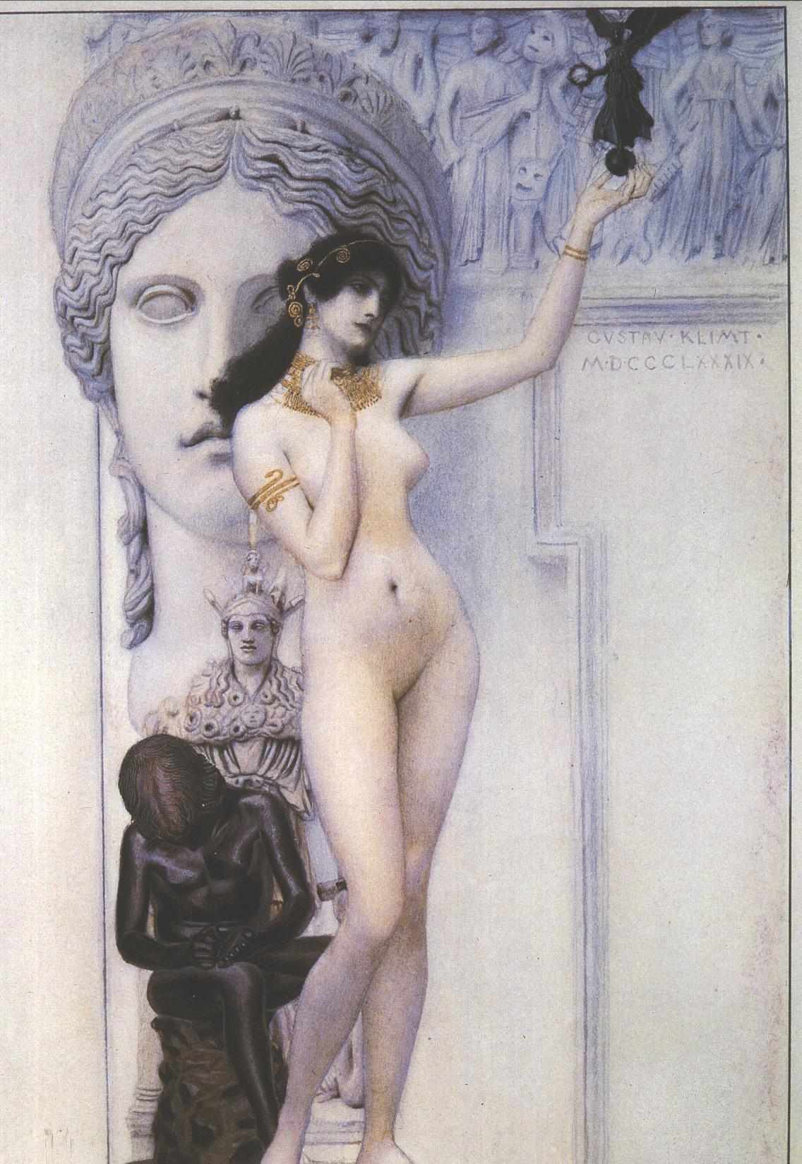 Gustav Klimt - Allegory of Sculpture 1889